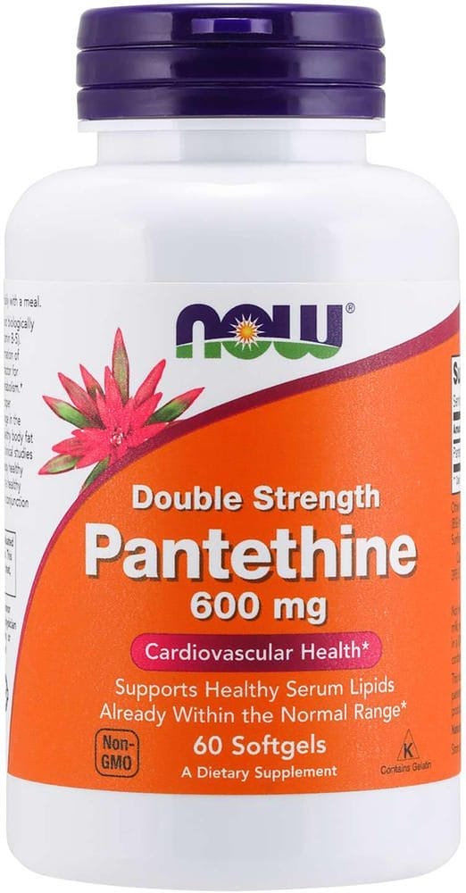 Pantetina (con coencimas A), 600 mg, 60 Perlas