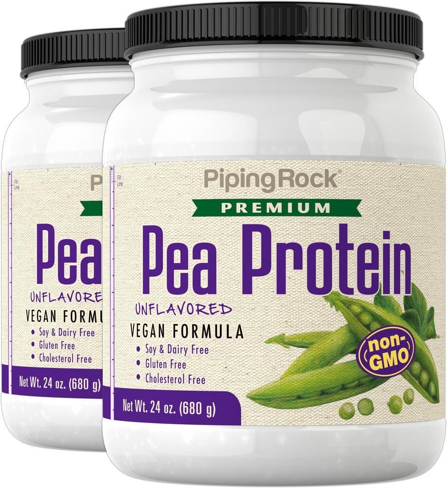 Proteína de guisantes en polvo (SIN OMG), 24 oz (680 g) size_units.unit.118, 2 Botellas/Frascos