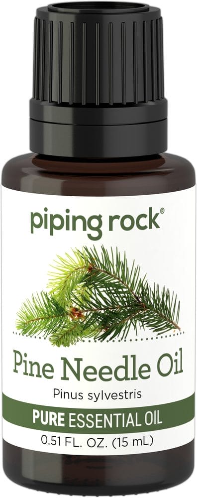 Pine Needle Pure Essential Oil (GC/MS Tested), 1/2 fl oz (15 mL) Dropper Bottle