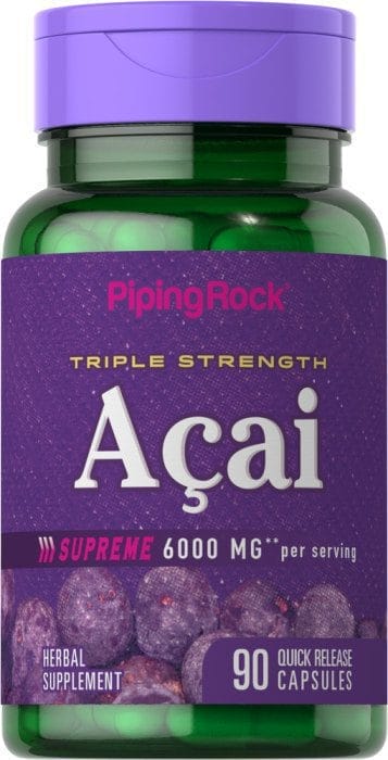 Triple Strength Acai Supreme, 6000 mg, 90 cápsulas (la presentación puede variar)