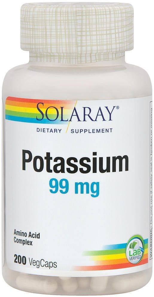 Quelato de aminoácidos de potasio, 99 mg, 200 Cápsulas vegetarianas