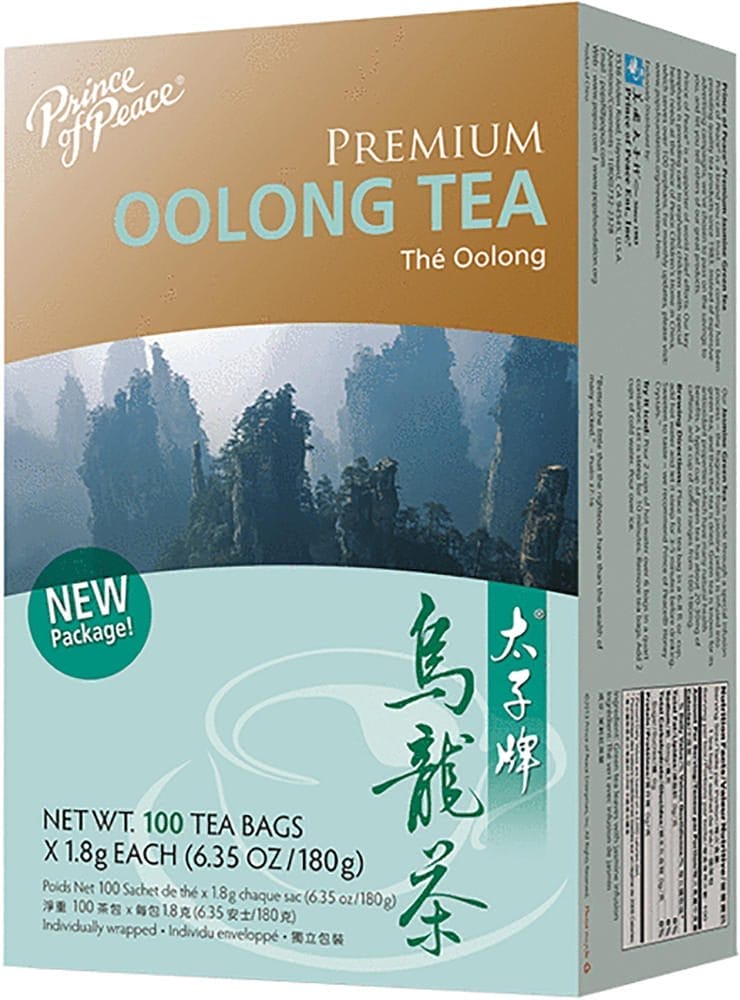 Té oolong de primera calidad, 100 Bolsas de té