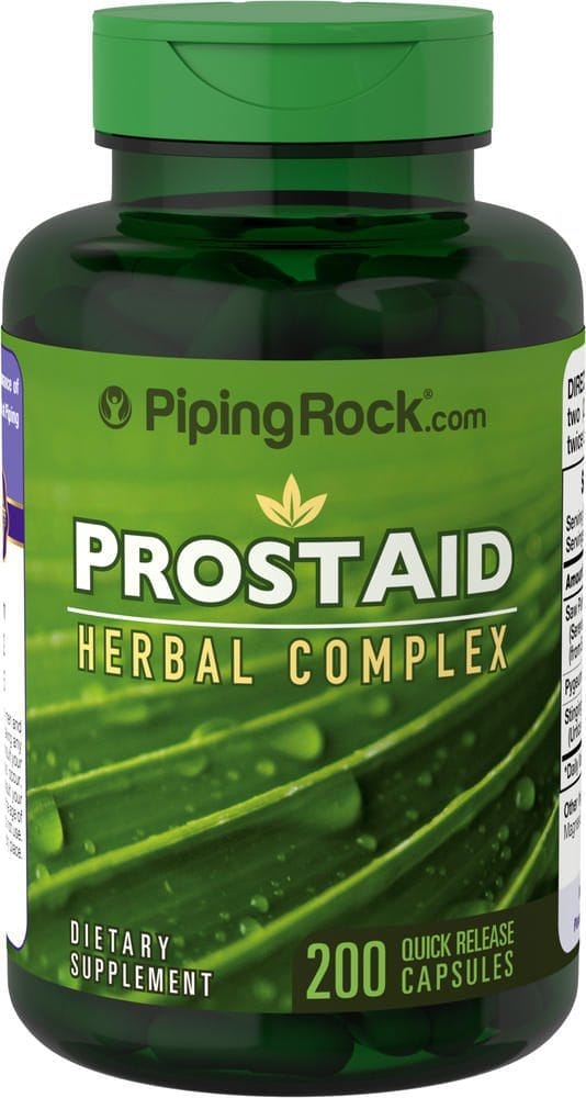 ProstAid - Complejo de hierbas, 200 Cápsulas de liberación rápida