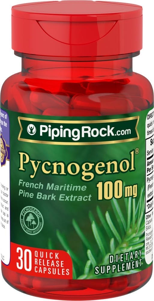 Pycnogenol , 100 mg, 30 Cápsulas de liberación rápida