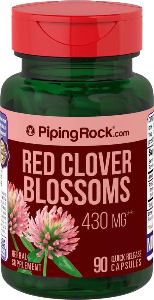 Flor de trébol violeta , 430 mg, 90 Cápsulas de liberación rápida