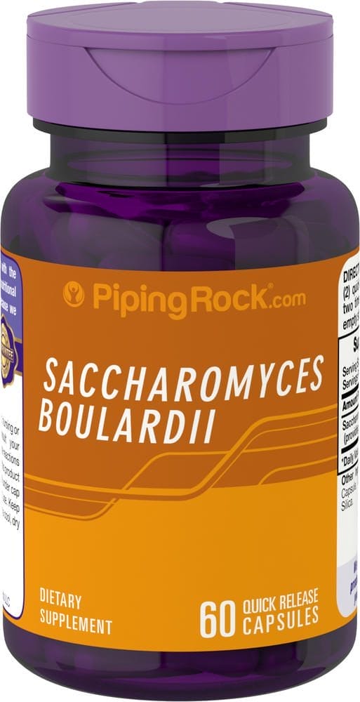 Saccharomyces Boulardii, 5 Mil millones CFU, 60 Cápsulas de liberación rápida
