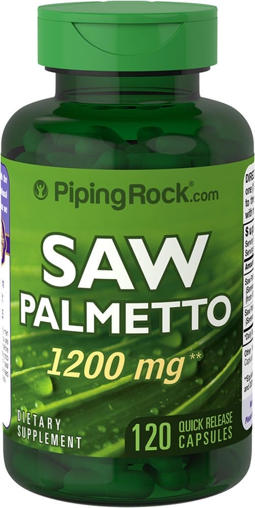 Saw Palmetto , 1200 mg, 120 Cápsulas de liberación rápida