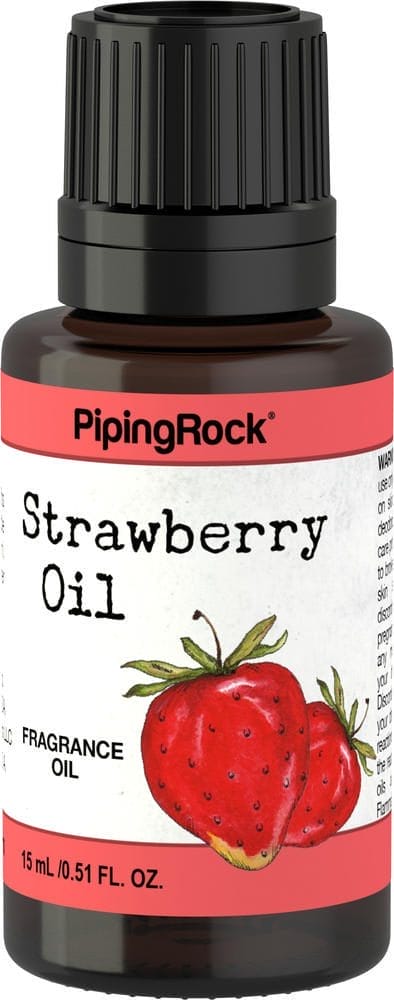 Aceite con fragancia de fresa, 1/2 fl oz (15 mL) Frasco con dosificador