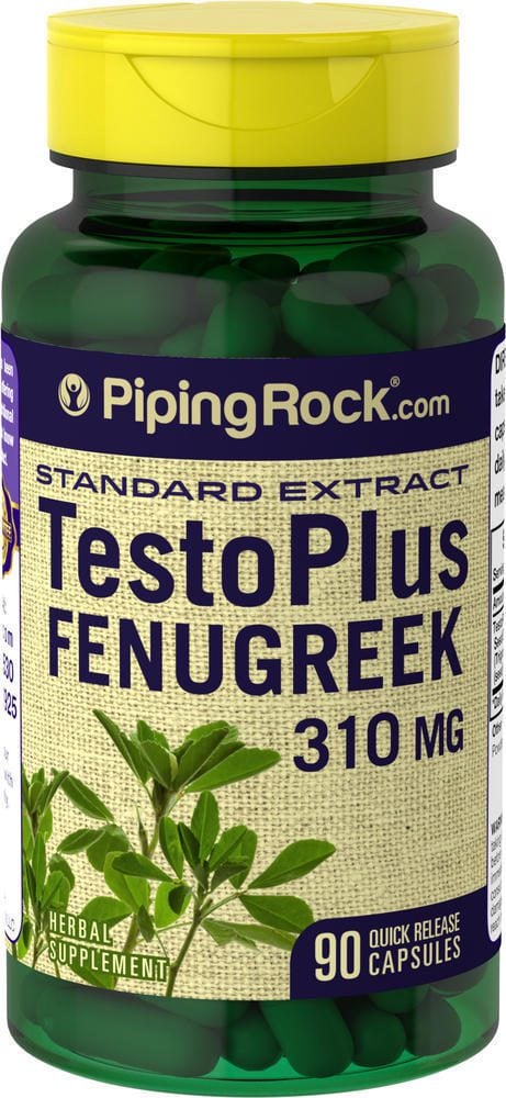 Extracto de fenogreco TestoPlus , 310 mg, 90 Cápsulas de liberación rápida