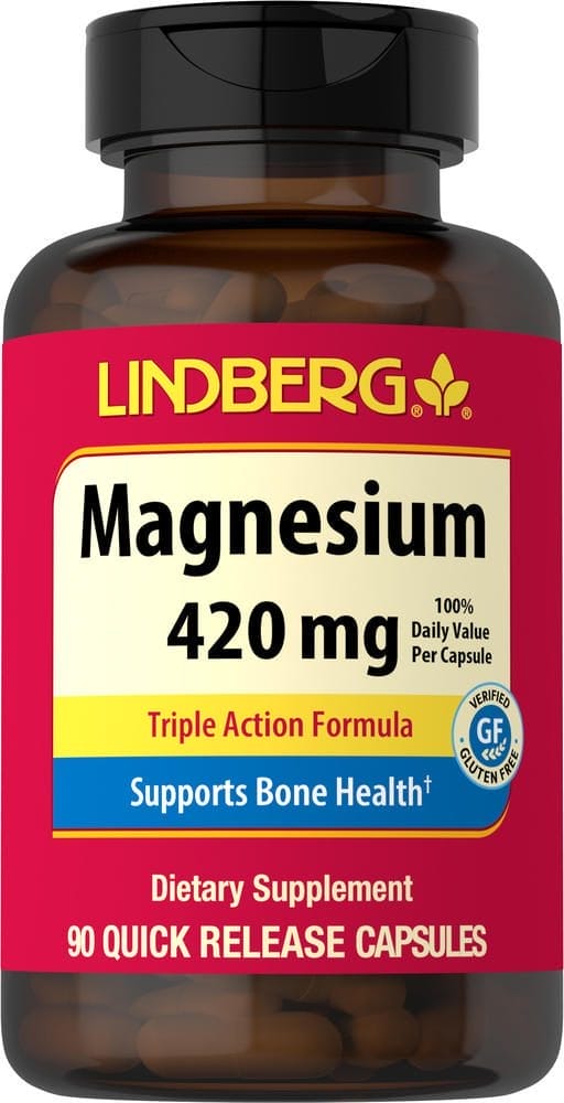 Triple Magnesium, 420 mg, 90 Cápsulas de liberación rápida