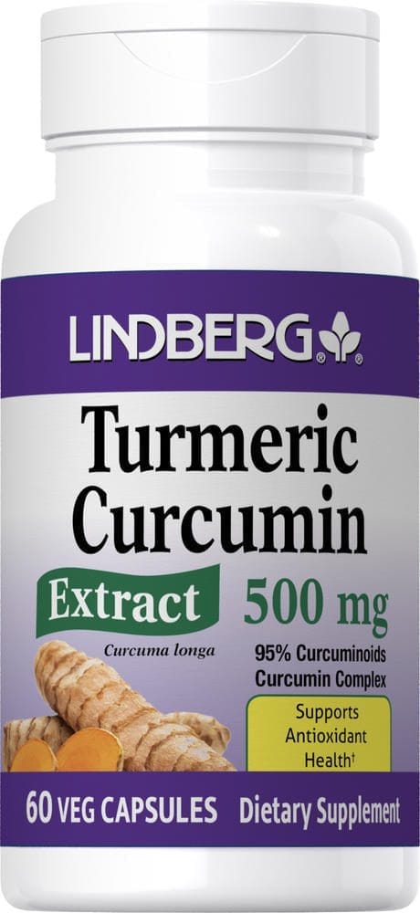 Extracto estandarizado de cúrcuma y curcumina, 500 mg, 60 Cápsulas vegetarianas