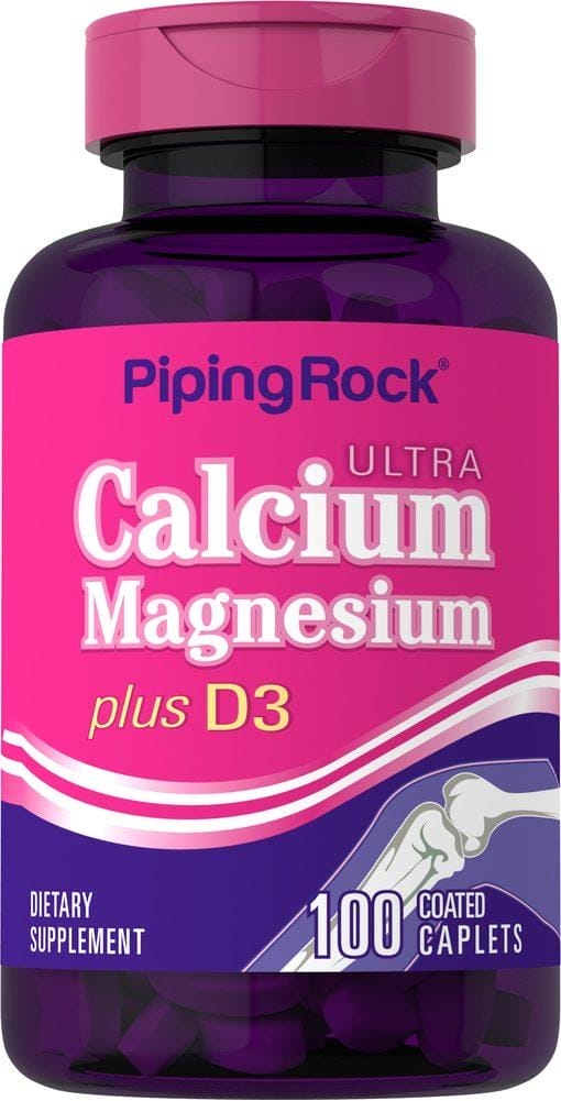 Ultra Calcium Magnesium Plus D3 (Cal 1000mg/Mag 500mg/D3 1000IU) (per serving), 100 Coated Caplets