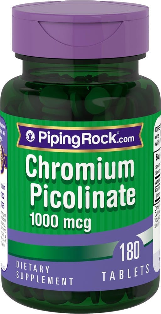 Picolinato de cromo Ultra , 1000 mcg, 180 Tabletas