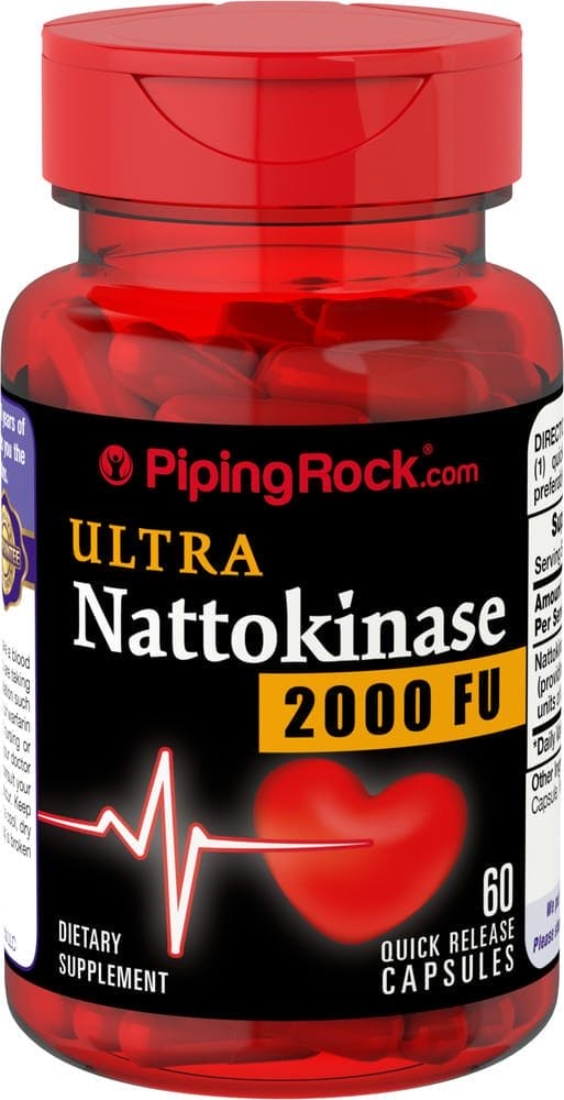 Natokinasa Ultra 2000 FU, 100 mg, 60 Cápsulas de liberación rápida