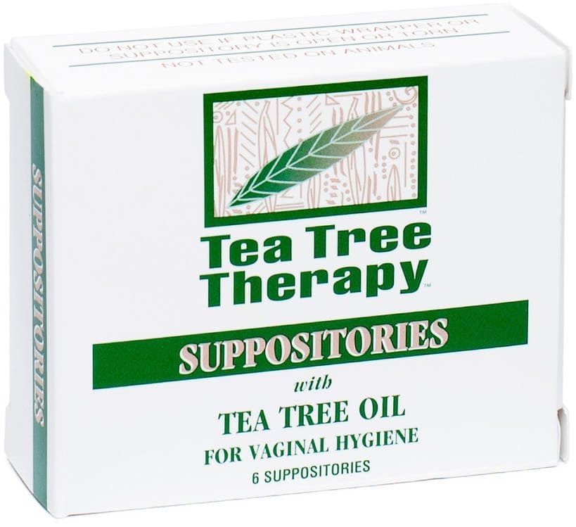 Óvulos vaginales con aceite de árbol de té, 6 Supositorios