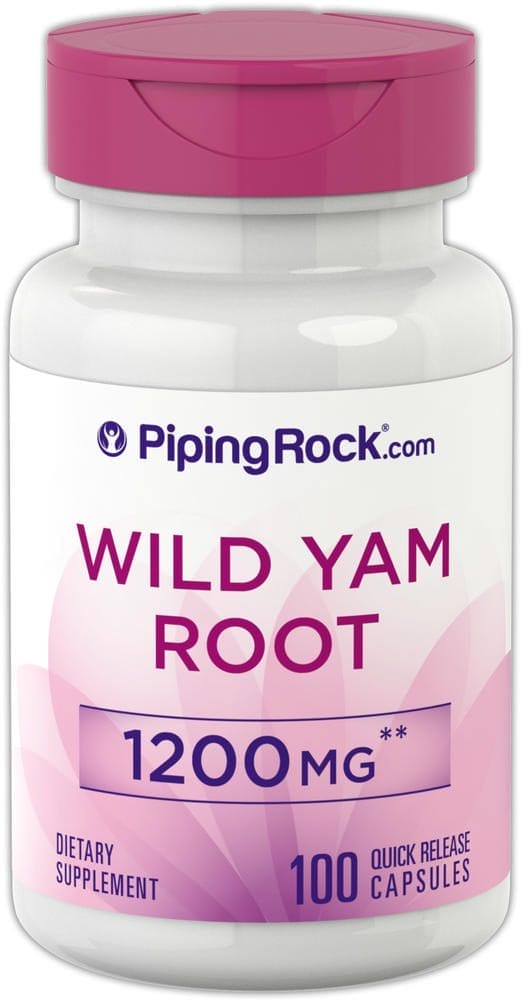 Raíz de camote silvestre , 1200 mg, 100 Cápsulas de liberación rápida