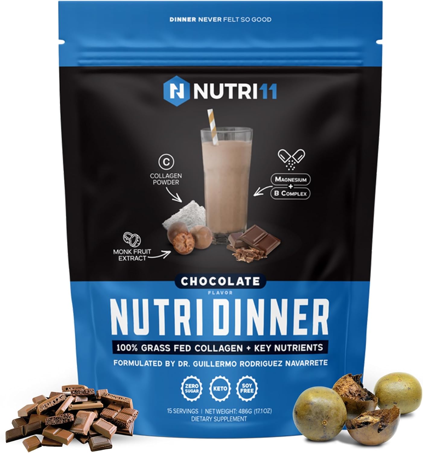 Nutridinner Chocolate 486gr