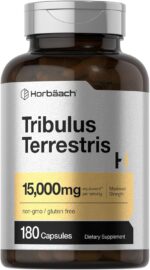 Horbaach Tribulus Terrestris, 15000 mg, 180 caps