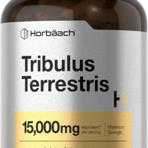 Horbaach Tribulus Terrestris, 15000 mg, 180 caps