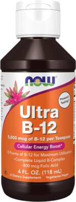 NOW Foods, Ultra B-12, 5,000 mcg, 4 fl oz (118 ml)