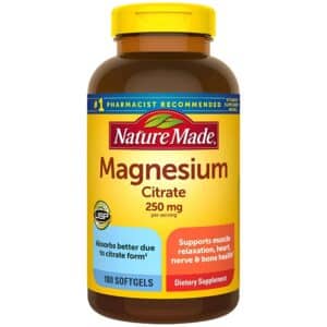 Nature Made Magnesium Citrate 250 mg 180 Caps