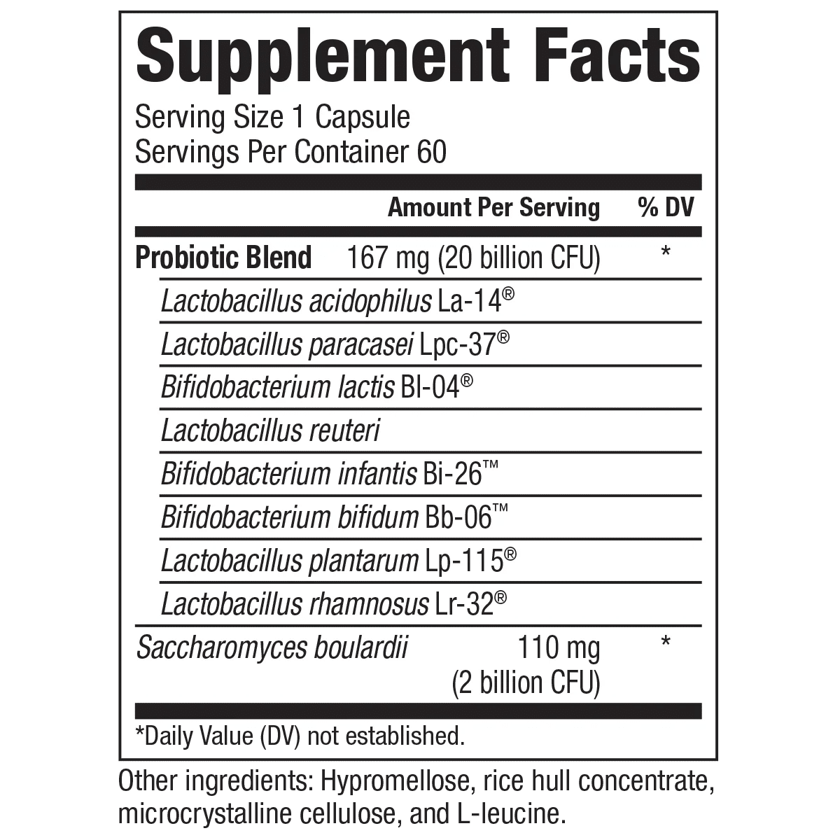Equilife Clean Gut Probiotic 60 caps - Imagen 2