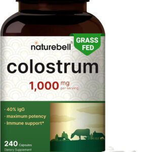 NatureBell Calostro bovino 1,000 mg 240 cápsulas