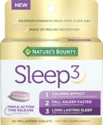 Nature's Bounty, Sleep3 Melatonina, 10 mg, 60 tabletas