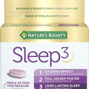 Nature's Bounty, Sleep3 Melatonina, 10 mg, 60 tabletas