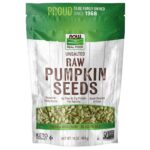 NOW Foods, Semillas de calabaza crudas sin sal, 454 g